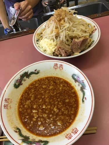「味噌つけ麺」@ラーメン荘 おもしろい方への写真