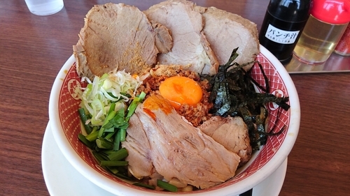 「台湾混ぜそば+肉増し」@重厚煮干中華そば 大ふく屋の写真