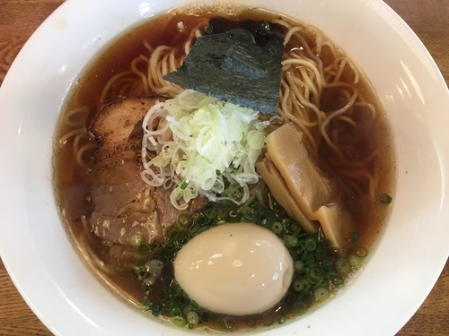 「魚出汁(醤油)＋味玉 860円」@青山清湯そば 青ノ樹の写真