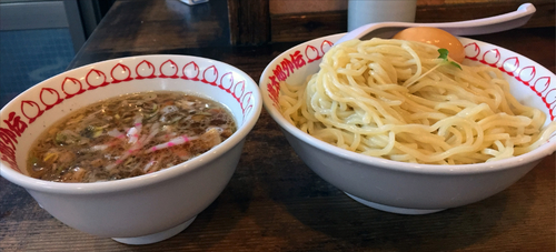 「味玉つけ麺　大盛」@支那そば きび 桃太郎外伝の写真