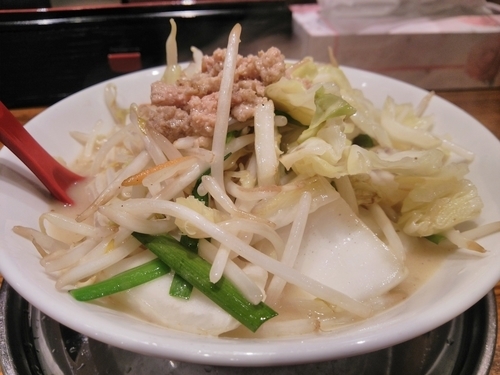 「鶏白湯タンメン」@富士タンメンの写真