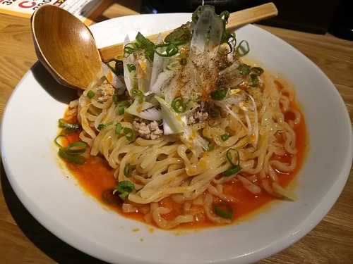 「【限定】冷味噌汁なし担々麺　（麺大盛り：サービス券）」@麺肴 ひづきの写真