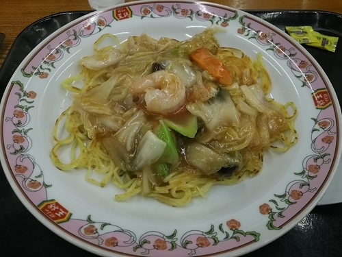 「【限定】あんかけ焼そば」@餃子の王将 松本島内店の写真