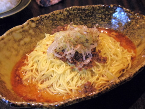 「汁なし担々麺大盛り」@中華そば くにまつ 本店の写真