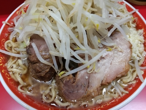 「大豚（野菜マシマシ、ニンニク少し）」@ラーメン二郎 上野毛店の写真