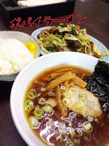 「日替り￥800」@ポパイラーメン 岩槻店の写真