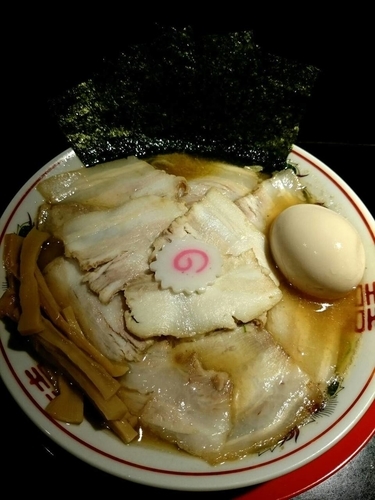 「特製中華そば」@肉煮干し中華そば さいころの写真