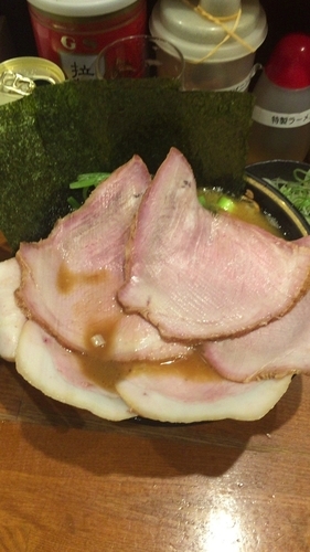 「チャーシュー麺  チャーシュー2枚増し」@末廣家の写真