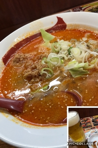 「坦々麺」@ラーメン&らーめん 一代元 勝田店の写真