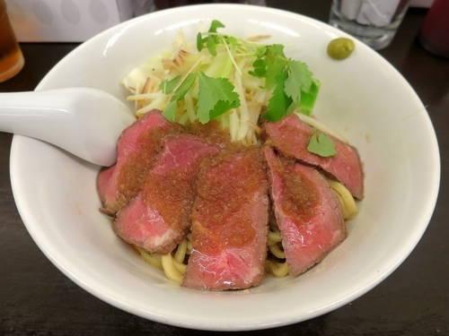 「牛たたきまぜそば ８００円」@麺屋 承太郎の写真