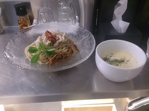 「トウモロコシの冷たいつけ麺」@麺や 庄の gotsuboの写真