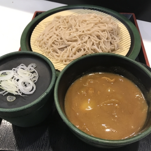「カレーつけそば（￥320）※」@ゆで太郎 西五反田本店の写真