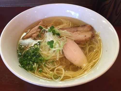 「塩鶏そば 680円」@麺屋 くまがいの写真