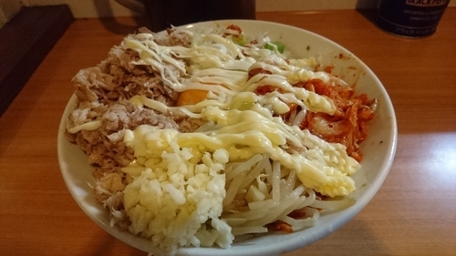 「【期間限定】あの豚Ｂ(ニンニク・マヨネーズ)」@豚星。の写真