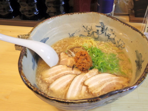 「あごだし白湯らぁめんこってり」@麪家ひばり 川津店の写真