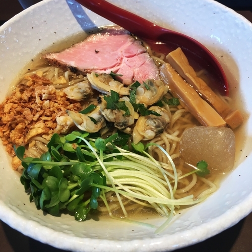 「浅利と煮干しの冷やしそば」@中華そば 響の写真