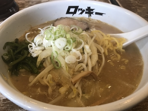 「味噌ラーメン800円」@北海道ラーメン ロッキー 秀の写真