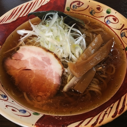 「冷製中華そば」@中華そば 秋生の写真