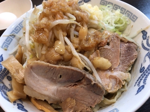 「油そば中盛り」@ラーメンの店 どでん 北浦和店の写真