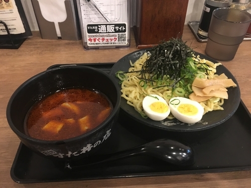 「辛すたつけ麺」@伝説のすた丼屋 品川店の写真