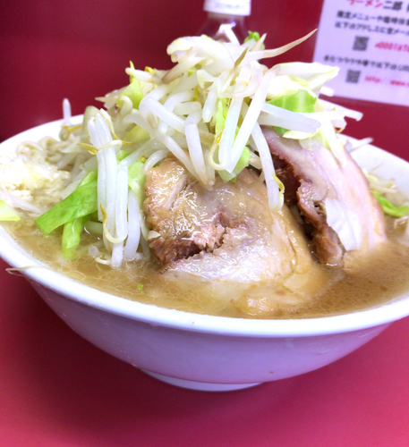 「小ラーメン（ニンニク）700円」@ラーメン二郎 桜台駅前店の写真