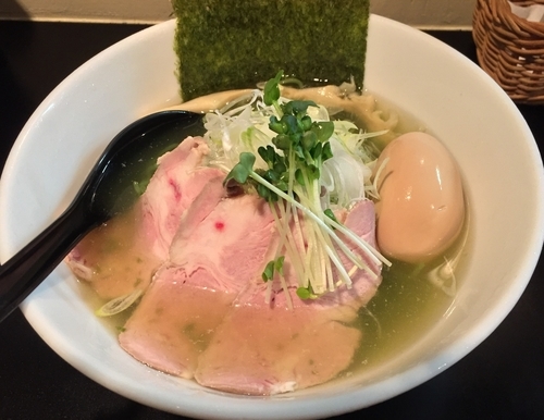 「青唐辛痛冷麺＋味玉（￥900＋￥100）」@麺や 勝治の写真