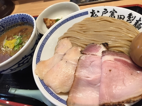 「濃厚特製つけ麺 大 1,150円 他」@松戸富田製麺 ららぽーとTOKYO-BAY店の写真