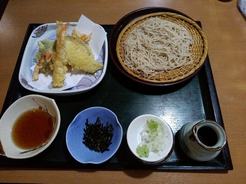 「天ざる蕎麦(並盛)1,490円」@たちばな源氏庵の写真