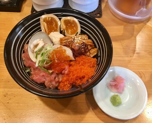 「ちらし麺・松」@鮮魚鶏出汁麺 沢むらの写真