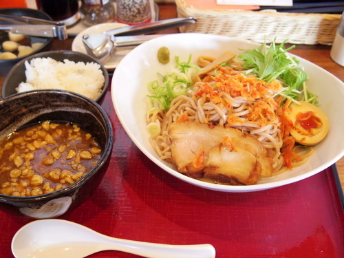 「桜えびつけ麺」@拉麺専門店 麺やの写真