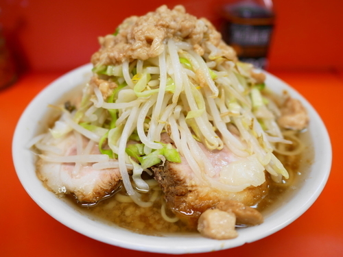 「小 アブラ」@ラーメン二郎 神田神保町店の写真