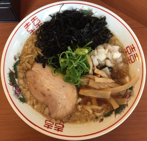 「煮干らぁ麺780円+岩海苔ハーフ増し(VIPカード)」@吟醸煮干 灯花紅猿の写真