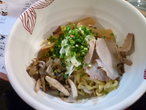 「【限定 】きのこと煮干しのあえそば」@麺処 あす花の写真