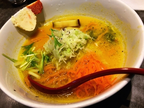 「ベジソバ＋ベジソバリゾット」@ソラノイロ ARTISAN NOODLESの写真