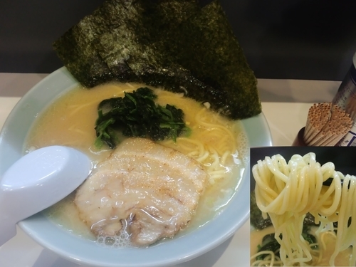 「塩ラーメン固め650円」@横浜家系ラーメン 麺’s 浜太郎の写真
