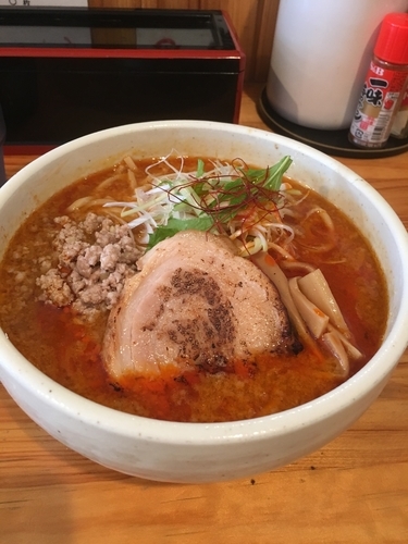 「エスニック味噌らーめん」@麺屋 花菱の写真