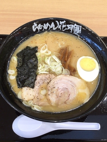 「嵐げんこつらあめん（味噌）」@らあめん花月嵐 美東サービスエリア店の写真