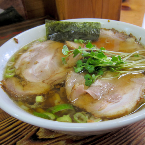 「チャーシューメン 900円（手打ち麺）」@軍鶏ラーメン美幸の写真