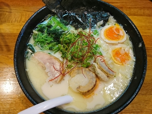 「【3周年限定】ホタテ白湯そば ￥750」@麺屋 鶏口の写真