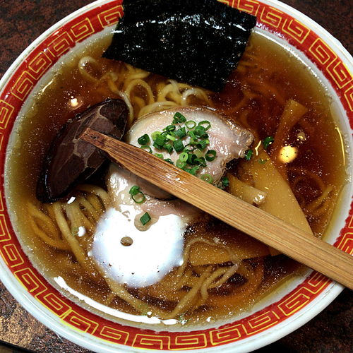 「ラーメン　651円」@寿司 手延べラーメン 大金の写真