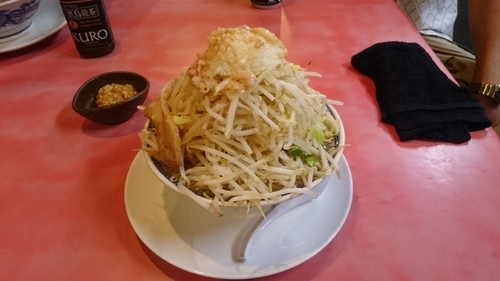 「ふじ麺300g野菜増し」@明神角ふじの写真
