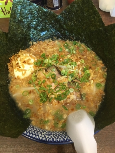 「塩+あげねぎ+のり+半熟玉子」@葫 葛西店の写真