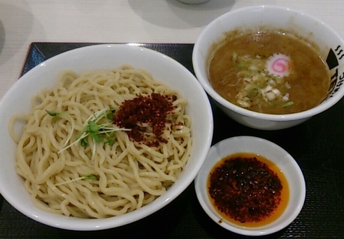 「辛つけめん」@つけめん TETSU ららぽーと新三郷店の写真