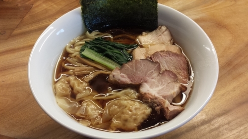 「雲呑麺900円」@白河手打中華そば  一番いちばんの写真