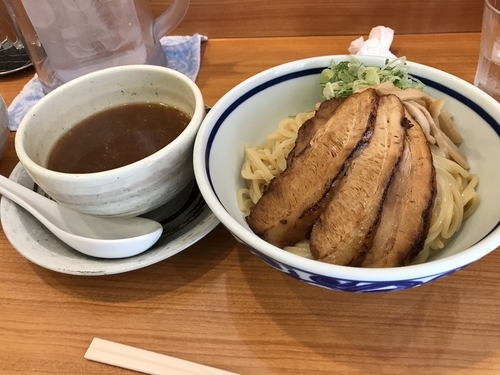 「白醤油つけめん」@拳玉の写真