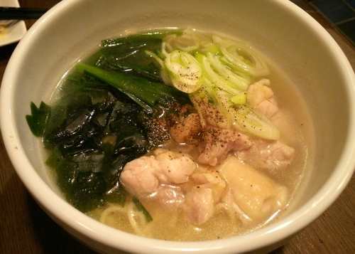 「鶏塩らーめん　620円」@四季彩々 わぐや 下北沢店の写真