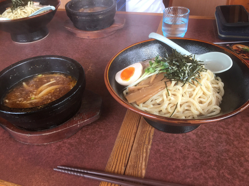 「石焼きあっさりつけ麺」@将軍らーめん三峰 深谷店の写真