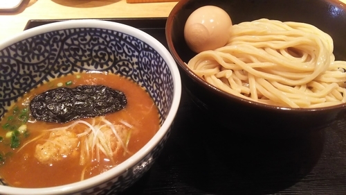 「半熟味玉濃厚魚介つけ麺 ￥930」@麺屋 一燈の写真