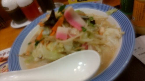 「野菜たっぷりちゃんぽん７７７円」@長崎ちゃんぽん リンガーハット 赤坂見附店の写真