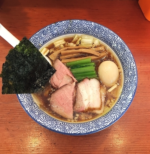 「特製手揉み中華蕎麦(醤油) 970円」@麺処 ほん田の写真
